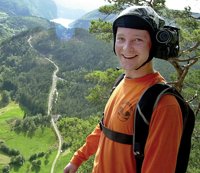 Erik skal basehoppe